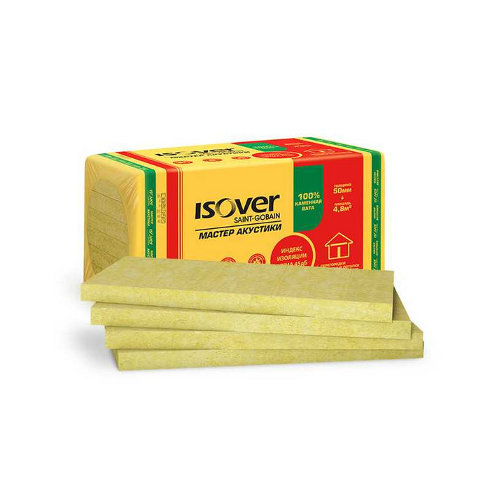 Утеплитель Isover Мастер Акустики 50х600х1000 в Красносельском